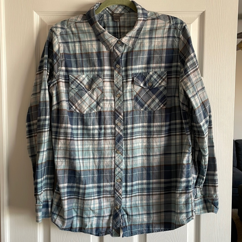 Women’s Eddie Bauer Blue Flannel